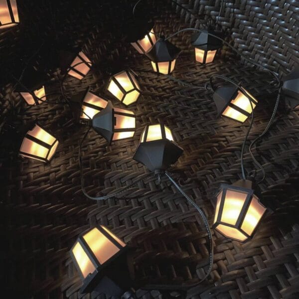 SM22613 20LED Solar Lantern String Light