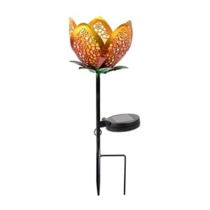 SM230005 Solar Metal Flower Light