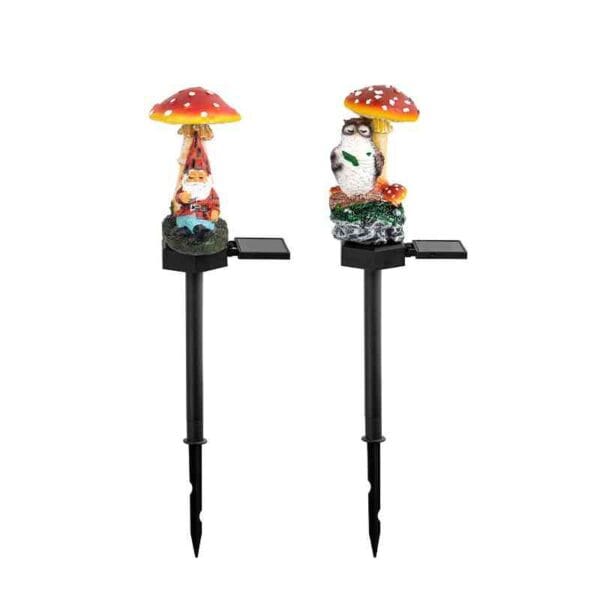 SM230006 Solar Resin Mushroom Light