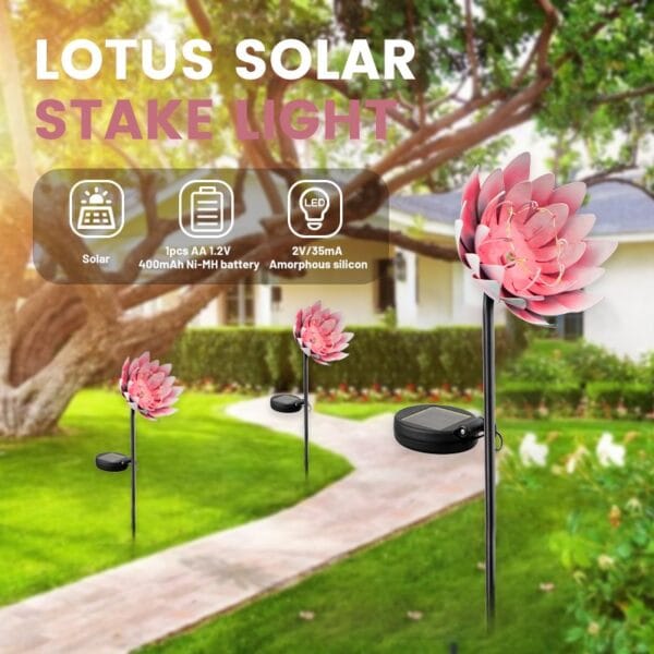 Lotus Solar Stake Light - Image 4