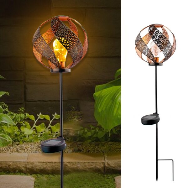 Metal Ball Solar Stake Light - Image 4