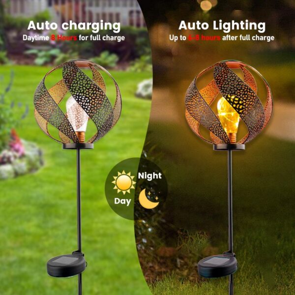 Metal Ball Solar Stake Light - Image 6