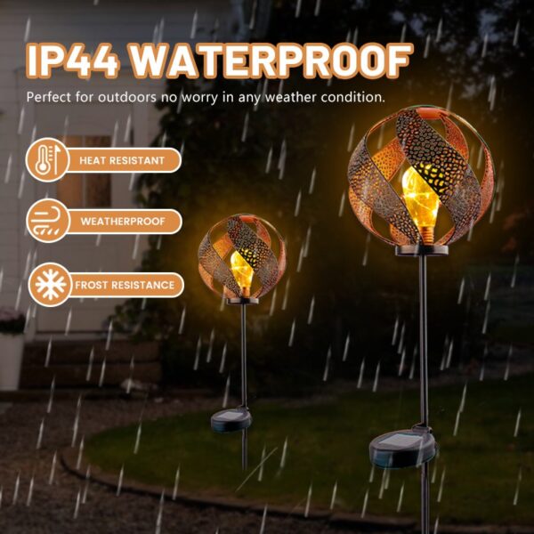 Metal Ball Solar Stake Light - Image 8