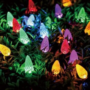 SM23516 50LED Solar Strawberry String Light