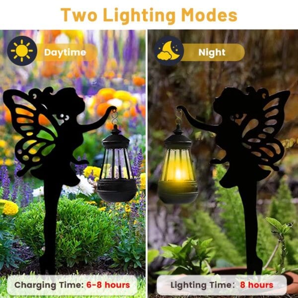 Fariy Hanging Lantern Solar Stake Light - Image 8