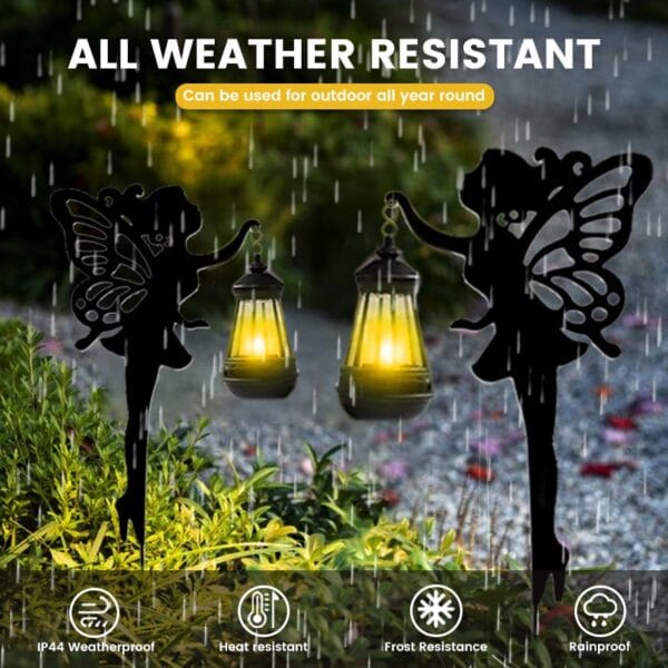 Fariy Hanging Lantern Solar Stake Light - Image 4