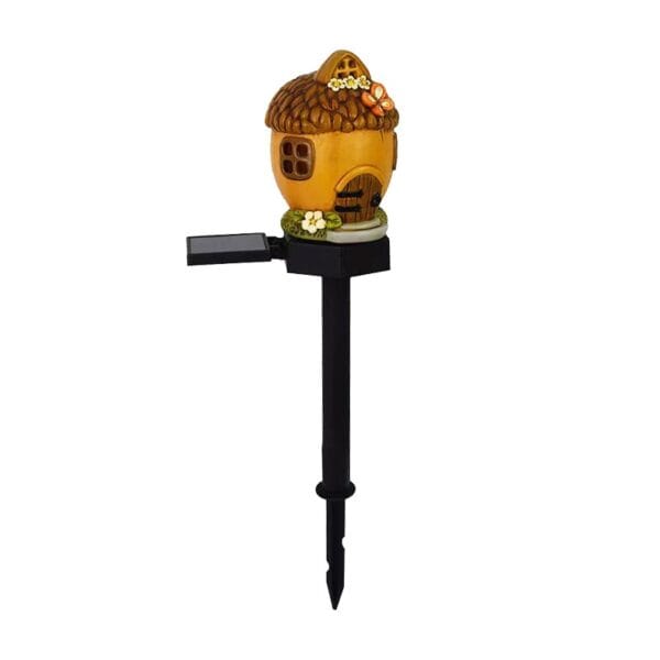 SM24619 Fairy Pinecone House Solar Stake Light