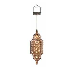 SM24649 Moroccan Hanging Solar Lantern