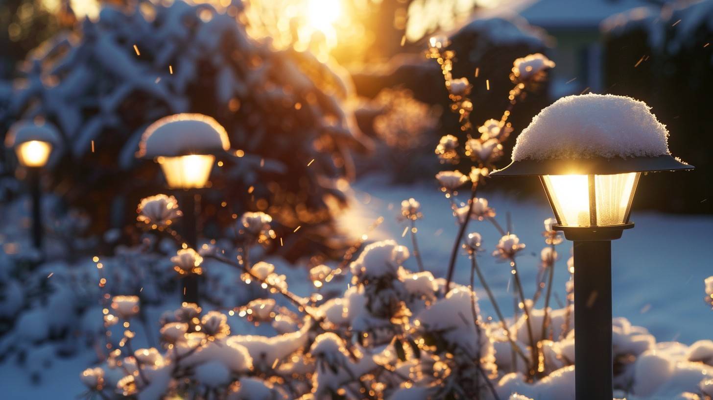 Do garden solar lights work in winter
