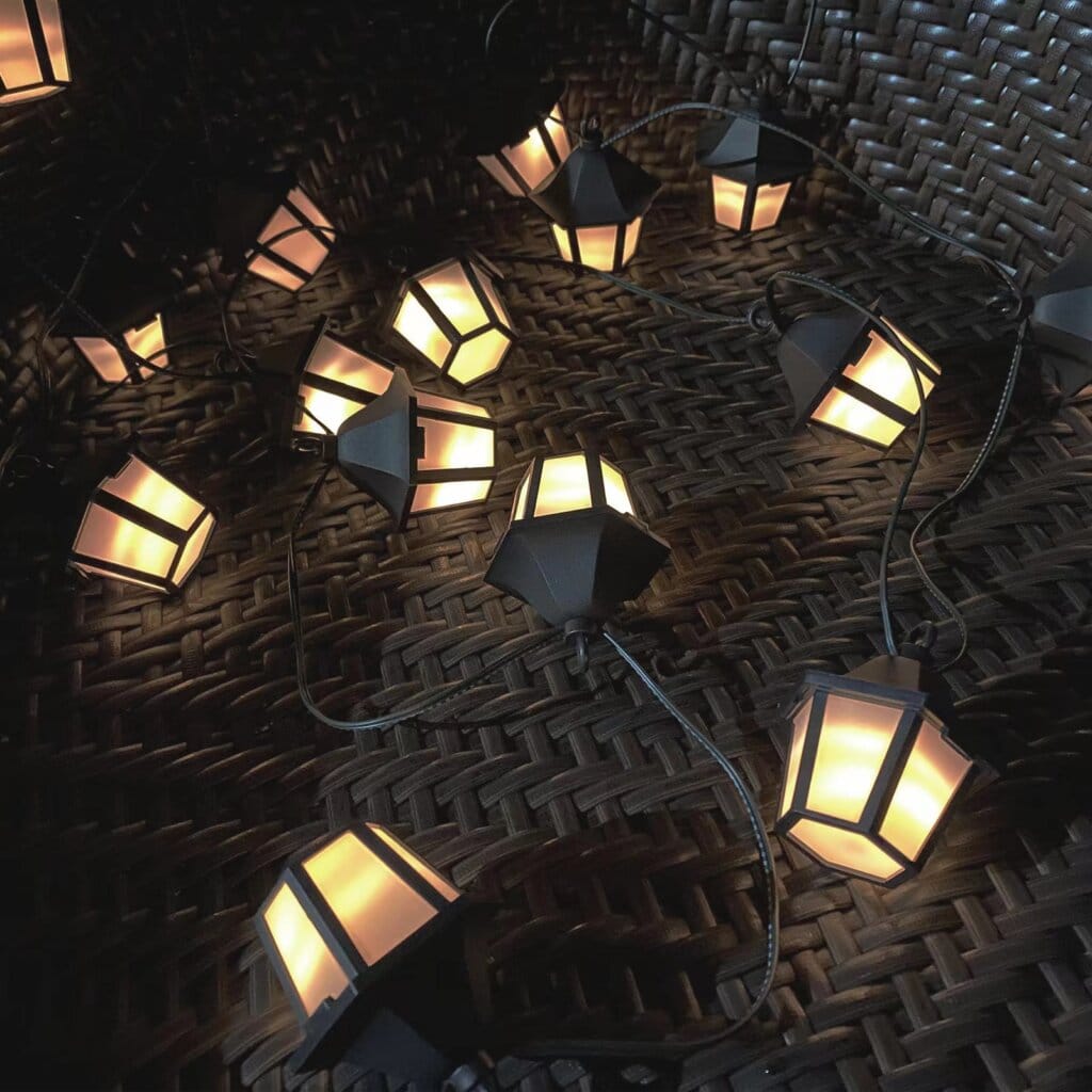 SM22613 20LED Solar Lantern String Light (3)