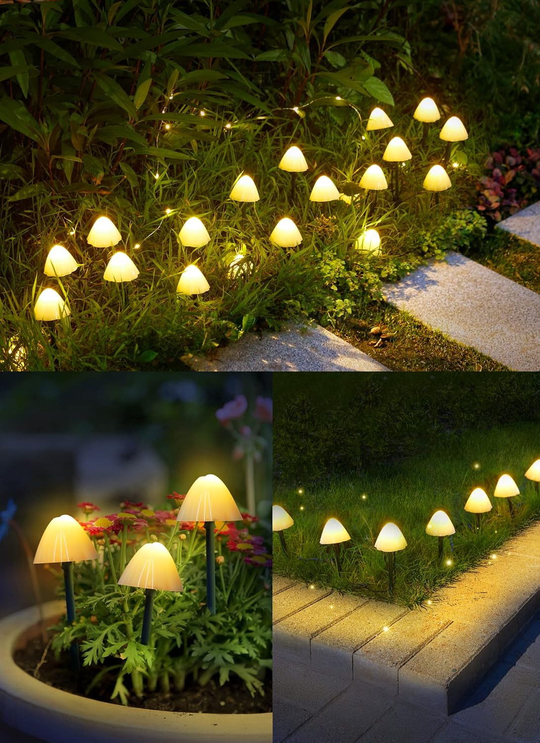 Lighting Mushroom for Garden Pathways