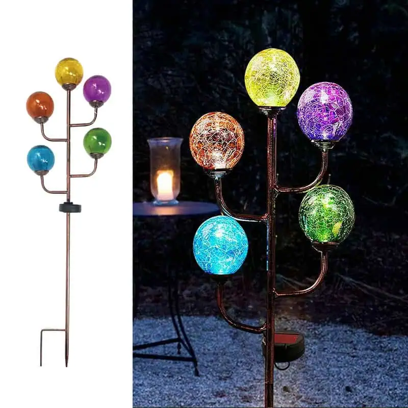 SM22607 Solar Globes Stake Light