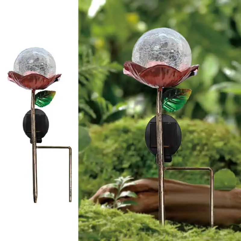 SM231145 Glass Ball Solar Stake Light