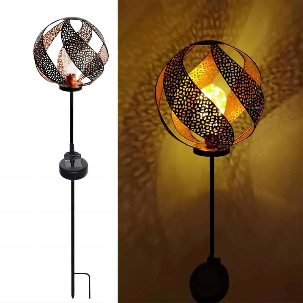 SM23320 Metal Ball Solar Stake Light