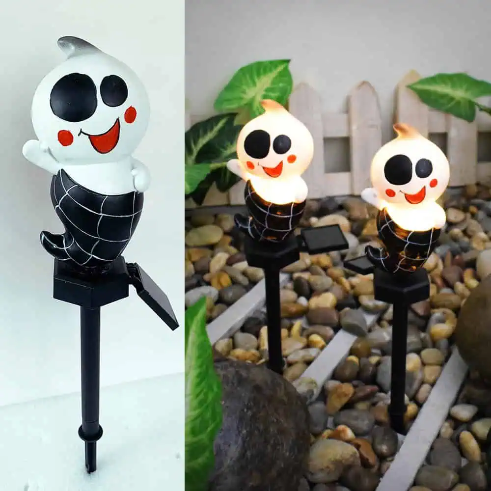 SM24194 Halloween Ghost Solar Stake Light