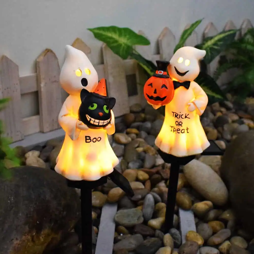 SM24197 Halloween Ghost Solar Stake Light
