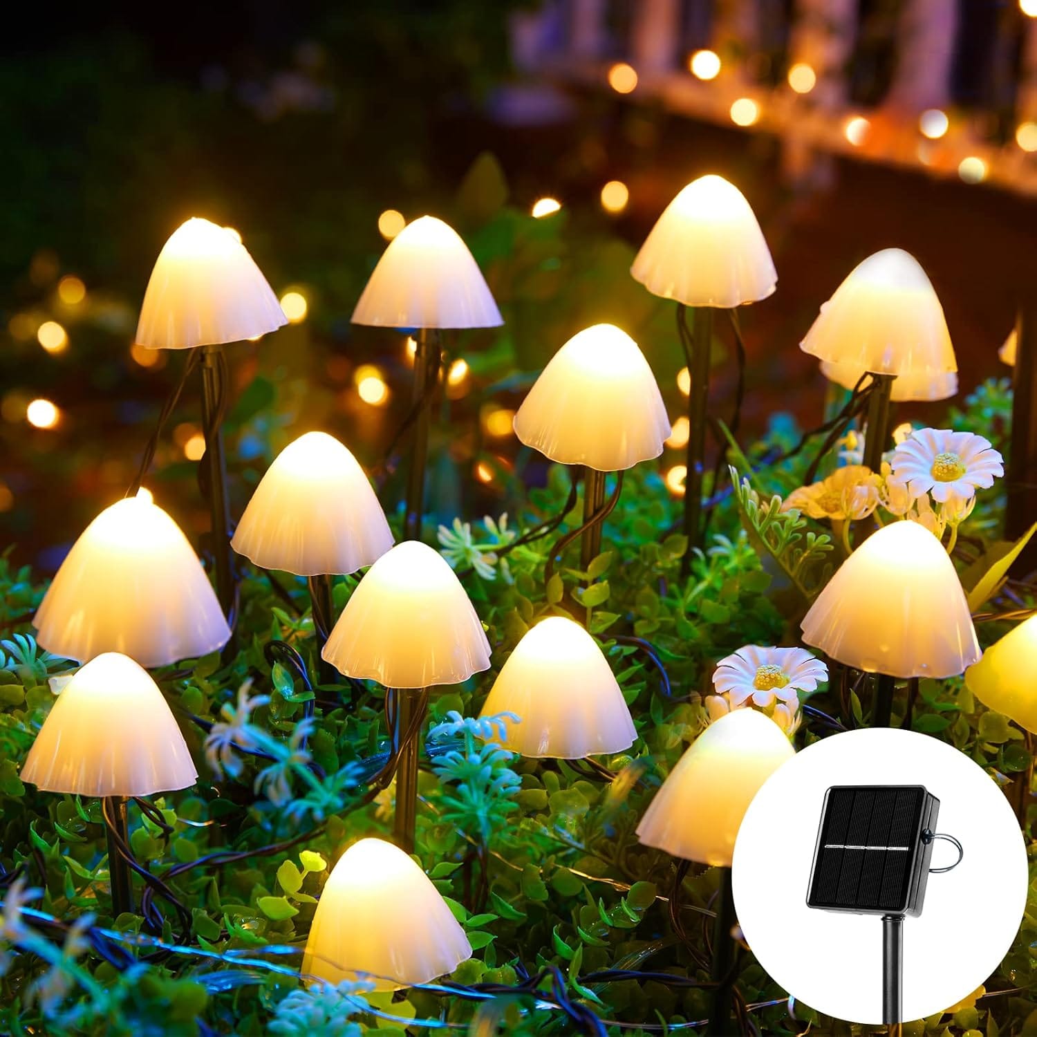 lighting mushroom for Patio Corners