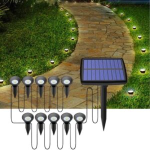 SM23347 Plastic 10-in-1 Solar Lawn String Pathway Light