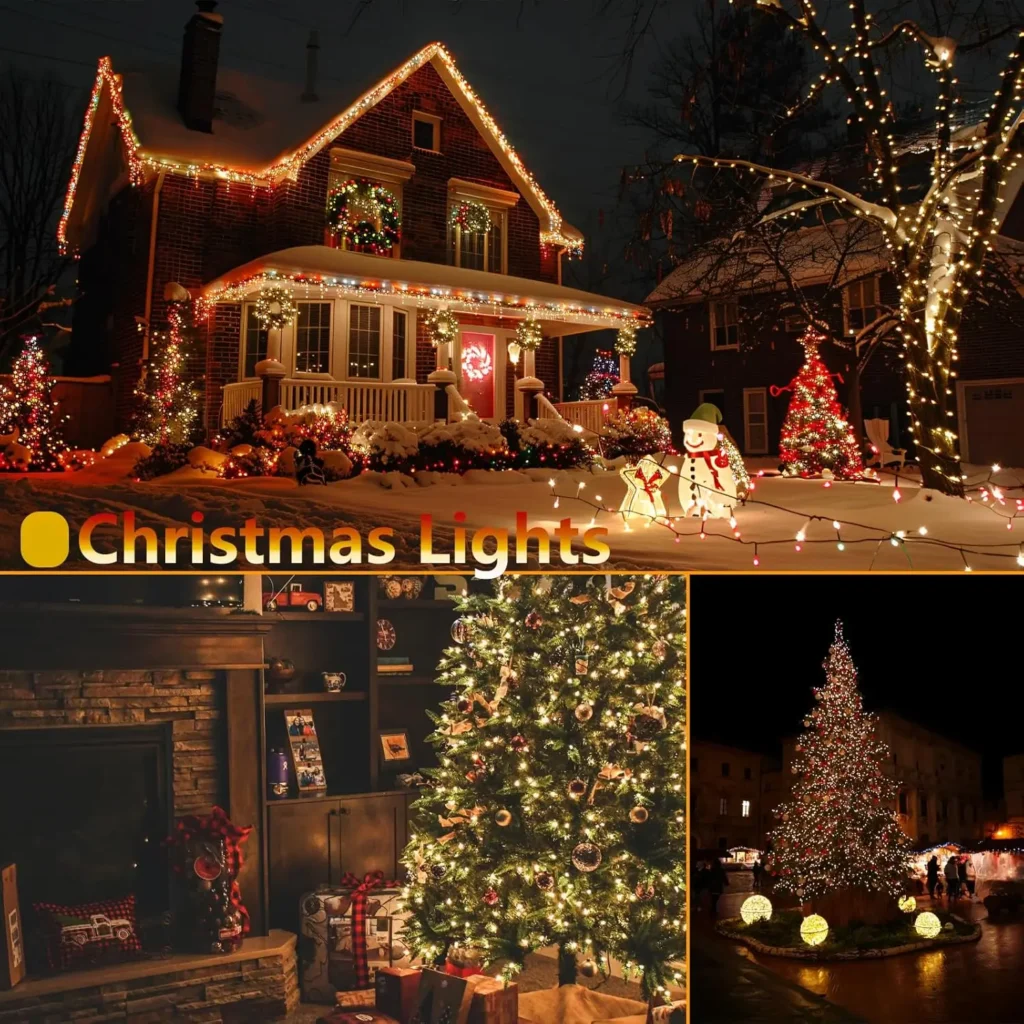 outdoor solar christmas lights