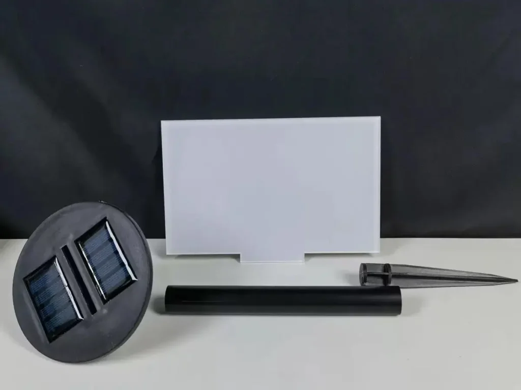 custom solar lights parts for cemetery