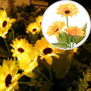 fabric flower solar light