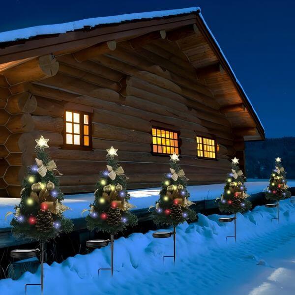 sm221378 solar christmas tree stake light5