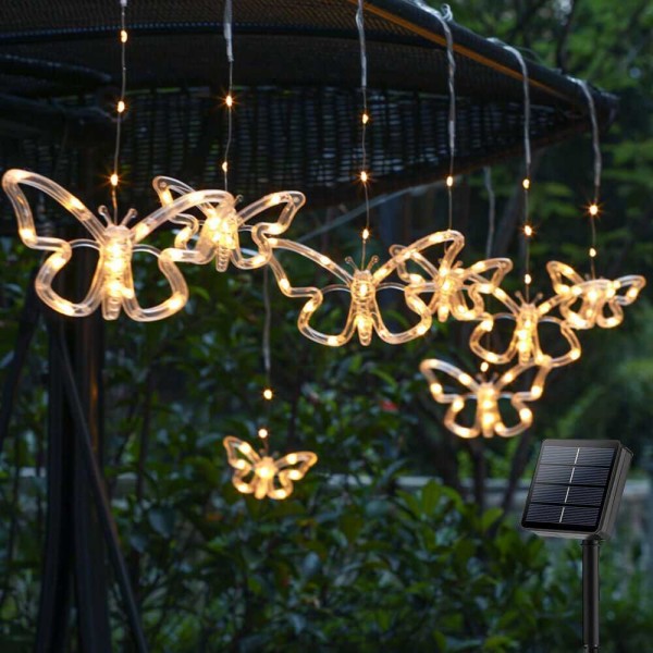 sm22899 butterfly fairy solar string light