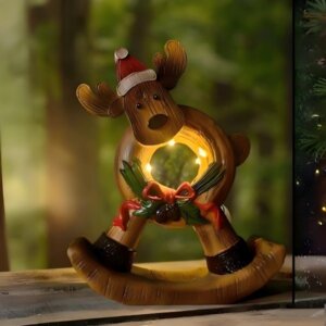 sm231206 christmas led decoration reindeer statues