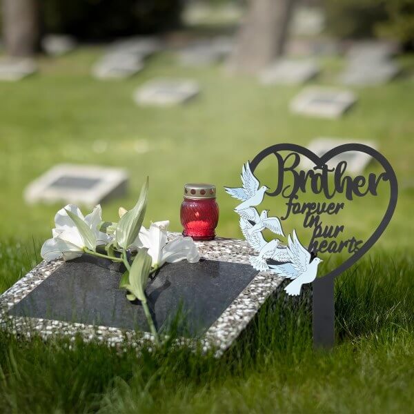 traditional non solar grave decorations