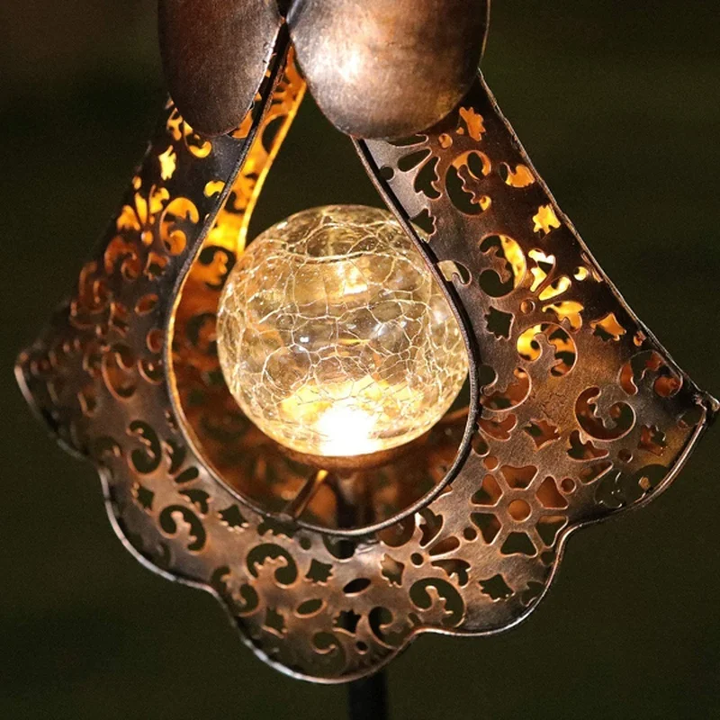 SM221054 Solar Angel Metal Iron Wall Light_2