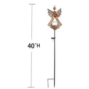 SM221054 Solar Angel Metal Iron Wall Light_3