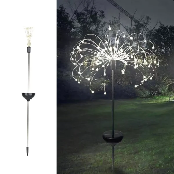 SM221074 Set of 2 Plastic PP Solar Firework Stake Lights with 120 LEDs_2