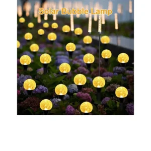 SM221147 ABS Plastic 20 LED Solar Bubble String Lights_1