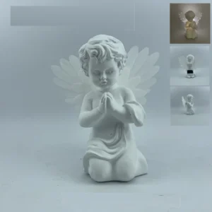 SM221149 Solar Angel Resin Statue Garden Freestanding Light