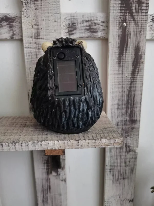 SM221183 Solar Hedgehog Resin Statue Freestanding Light Animal_3
