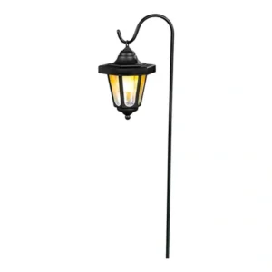 SM221211 Solar Metal Iron Lantern Stake Light