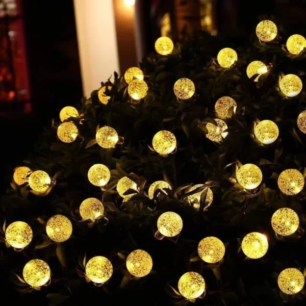 SM221214 30LED ABS Plastic Solar Globe String Lights_2