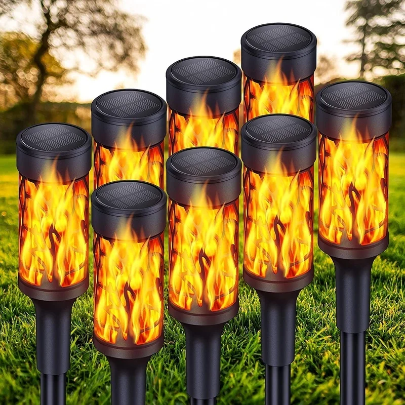SM221265 ABS Plastic Solar Flame Torch Stake Light_11