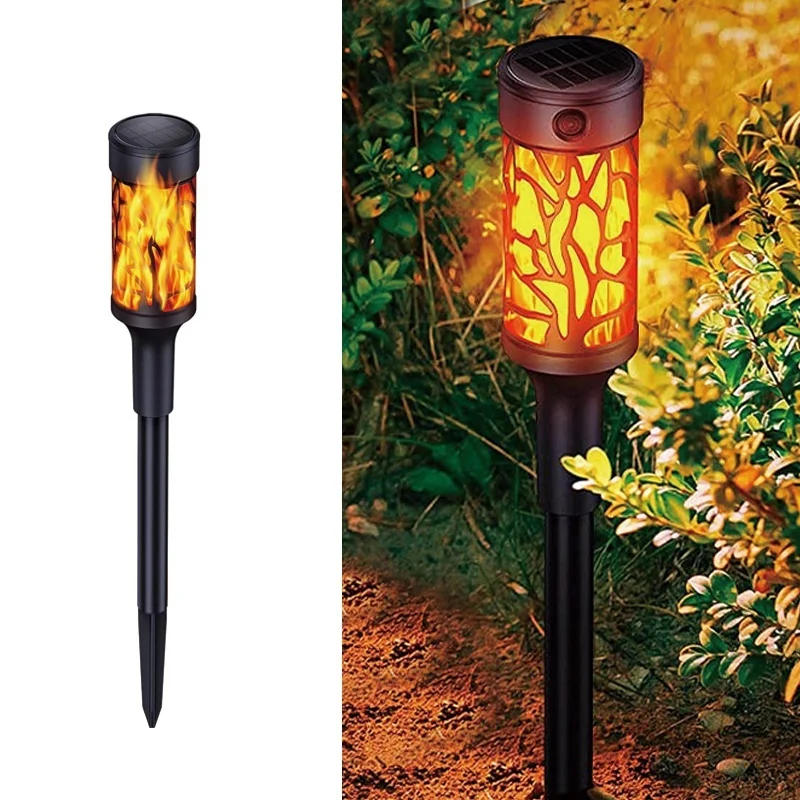 SM221265 ABS Plastic Solar Flame Torch Stake Light_7