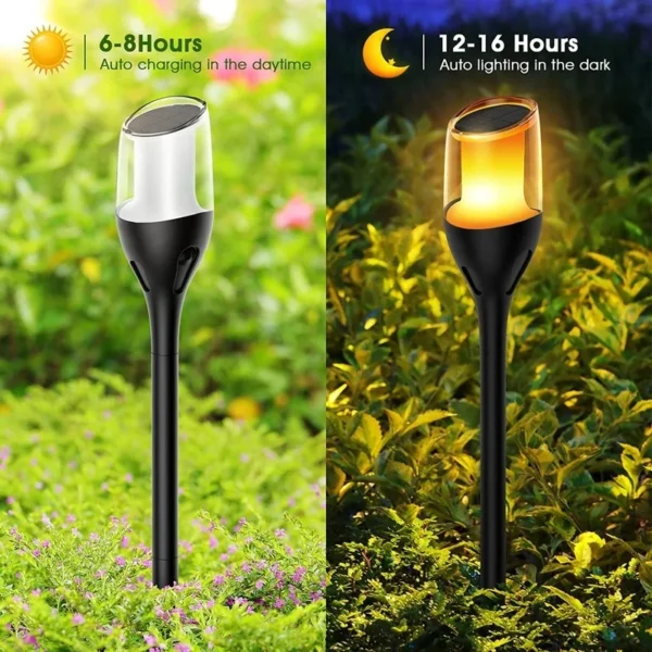 SM221269 PP Plastic Solar Torch Stake Light with Flickering Flame_3