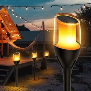 SM221269 PP Plastic Solar Torch Stake Light with Flickering Flame_5