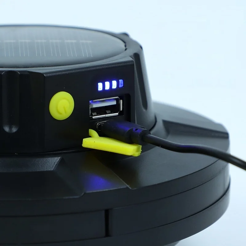 SM221277 ABS Plastic Solar Emergency Camping Tabletop Lamp