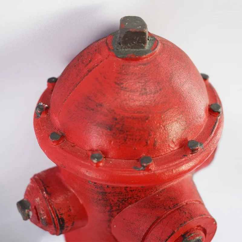 SM221290 Solar Stake Light Resin Statue - Fire Hydrant Design_7