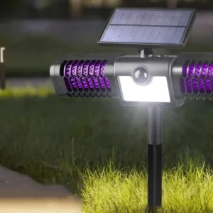 SM221291 ABS Plastic Solar Motion Mosquito Killer Tabletop Lamp