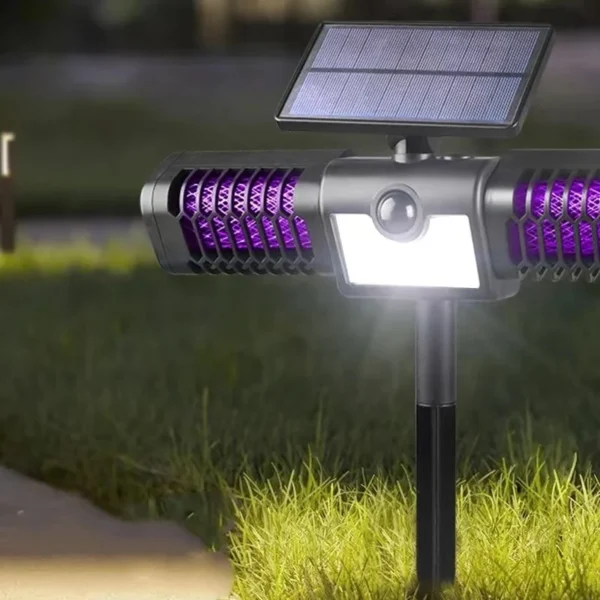 SM221291 ABS Plastic Solar Motion Mosquito Killer Tabletop Lamp