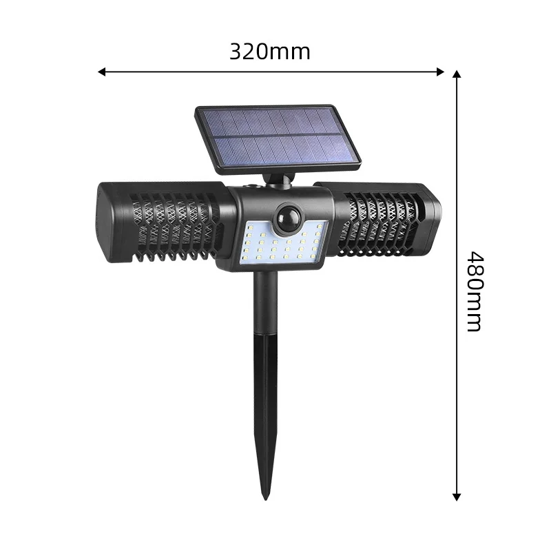 SM221291 ABS Plastic Solar Motion Mosquito Killer Tabletop Lamp_2