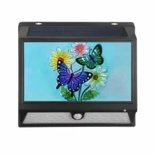 SM221295 ABS Plastic Butterfly Solar Motion Wall Light Animal