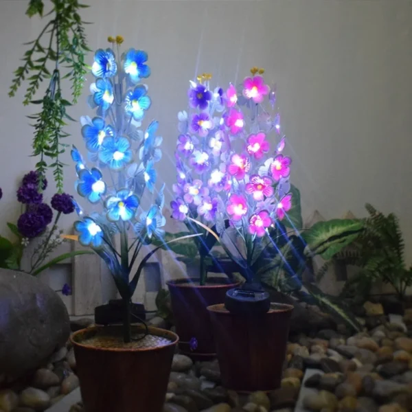 SM221303 Plastic PP Solar Flower LED Stake Light_2