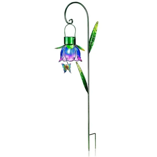 SM221338 2-in-1 Campanilla Solar Hanging Metal Iron Light