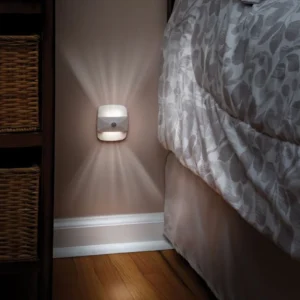 SM221360 ABS Plastic Motion Sensor Night Wall Light with Up-Down Globe_2
